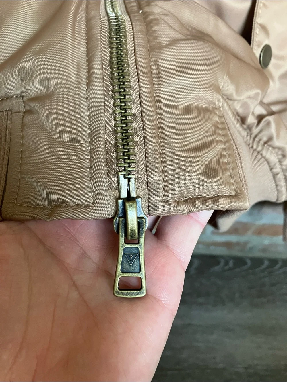 Guess women's satin flight/bomber jacket